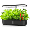 12 Pods Hydroponics Growing System Indoor Herb Garden Kit