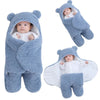 Baby Wrap Blankets Ultra-Soft Breathable Sleeping Bag for Newborns