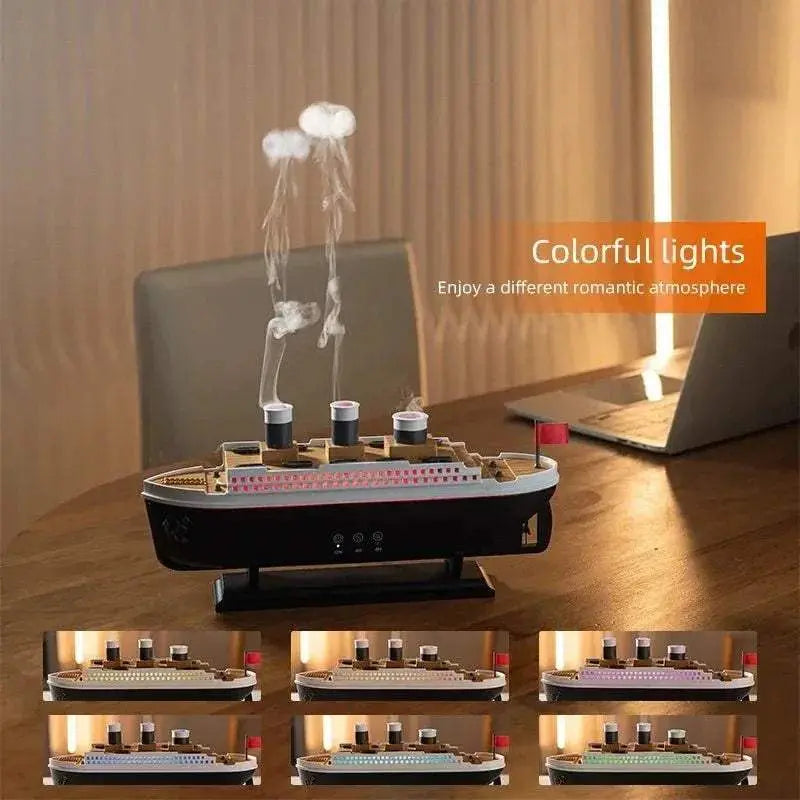 Creating a Comfortable Environment with Smart Lighting using colorful ship lights.