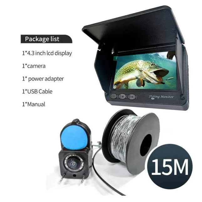 Portable Fishing Camera 4.3” LCD Fish Finder 1080P Underwater View Astoria Lifestyle