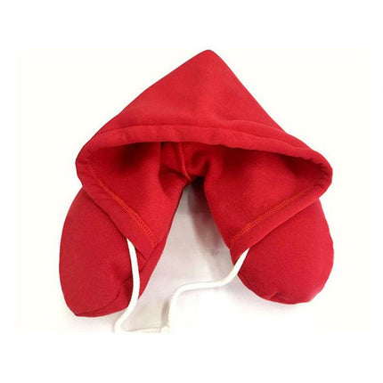 Hooded Travel Neck Pillow Memory Foam Support for Travel Rest Astoria Lifestyle