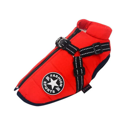 Waterproof Dog Harness Jacket Warm, Dry & Secure Outdoor Protection Astoria Lifestyle