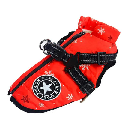 Waterproof Dog Harness Jacket Warm, Dry & Secure Outdoor Protection Astoria Lifestyle