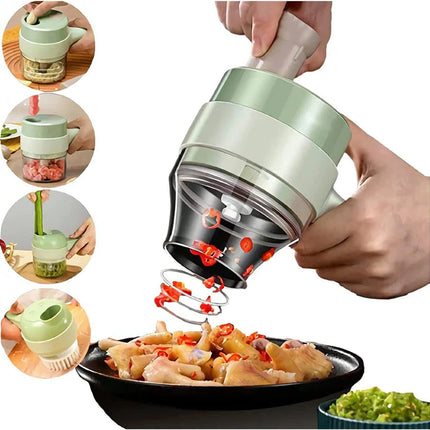 4 in 1 Handheld Electric Vegetable Cutter Multifunction Food Prep Tool Astoria Lifestyle
