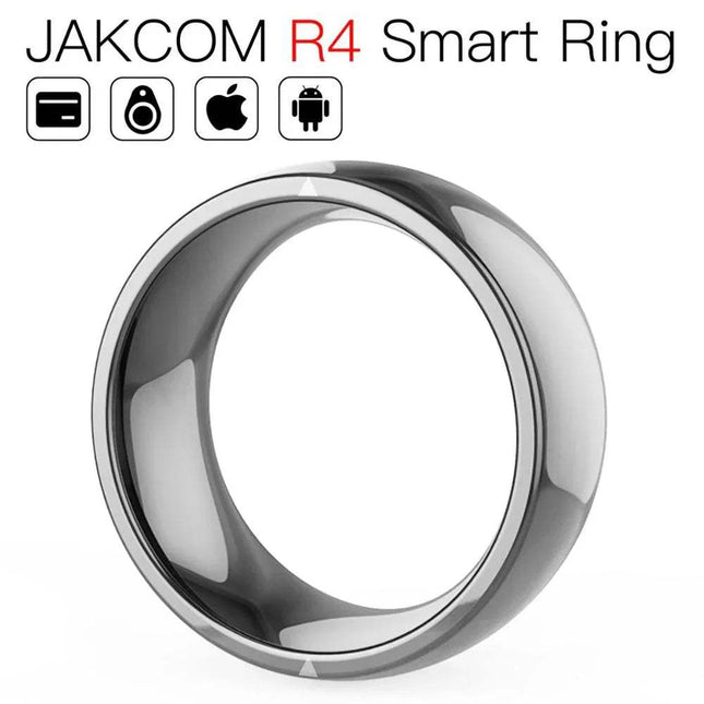 Jakcom R4 Smart Ring showcasing sleek design and NFC technology for contactless everyday use.