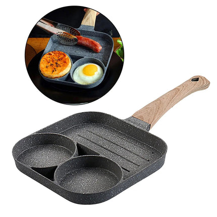 Breakfast Frying Pan Multi Section Nonstick Egg Cooking Pan Astoria Lifestyle