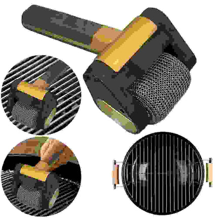Electric Grill Cleaner Roller cordless BBQ cleaning brush tool for effective grill maintenance. Astoria Lifestyle
