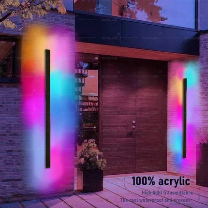 Waterproof Outdoor IP65 RGB Wall Light 30CM 10W Stylish & Durable - Astoria Lifestyle