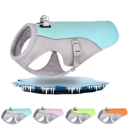 Summer Dog Cooling Vest Breathable Cooling Harness for Hot Weather Astoria Lifestyle