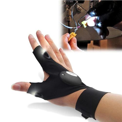 Gloves Light LED Finger Flashlight Hands Free Work Gloves Astoria Lifestyle