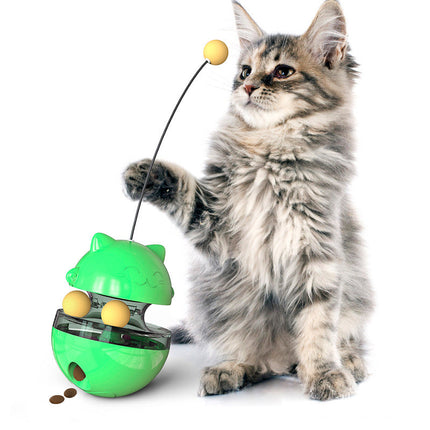 Interactive Cat IQ Treat Ball Puzzle Food Dispenser Toy for Cats Astoria Lifestyle