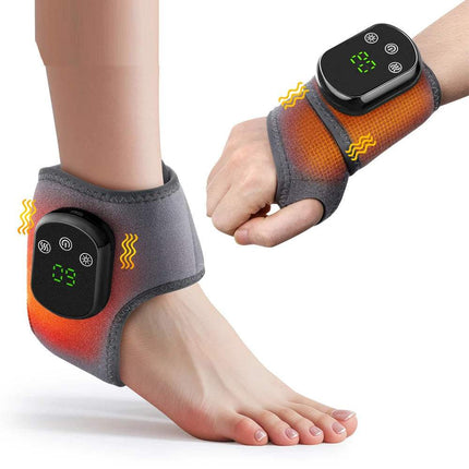 Ankle Heater and Vibrator providing heat therapy and vibration for foot and ankle pain relief.
