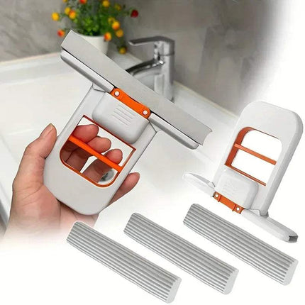 Powerful Squeeze Folding Mini Mop Compact Handheld Cleaning Tool - Astoria Lifestyle