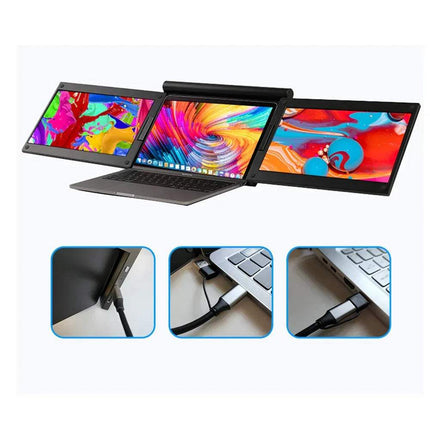 Portable Dual Screen Monitor for Laptop 13.3” FHD IPS Display - Astoria Lifestyle