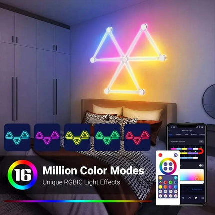WIFI LED Smart Wall Light Bar Lamp RGBIC Music Sync & App Control - Astoria Lifestyle