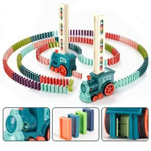 Automatic Domino Train Educational Toy with Domino Laying Function Astoria Lifestyle