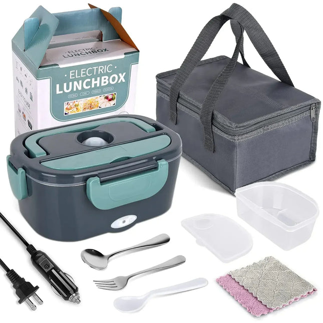 2-In-1 Electric Heating Lunch Box Portable Food Warmer Office & Travel Astoria Lifestyle