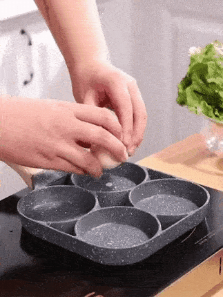 Breakfast Frying Pan Multi Section Nonstick Egg Cooking Pan Astoria Lifestyle