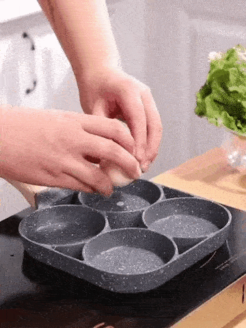 Breakfast Frying Pan Multi Section Nonstick Egg Cooking Pan Astoria Lifestyle