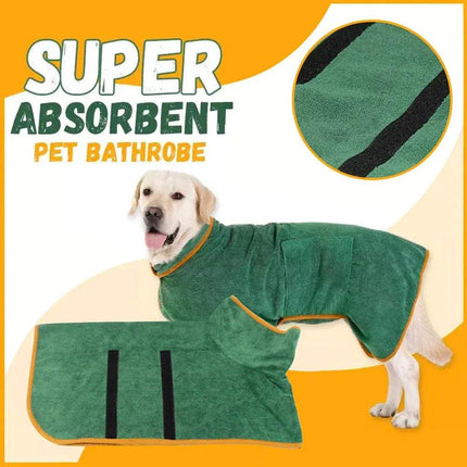 Dog Bathrobe Towel Quick-Dry, Warm & Comfortable Pet Coverall Astoria Lifestyle