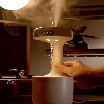 Anti Gravity Water Drop Humidifier LED Mist Aroma Diffuser Astoria Lifestyle