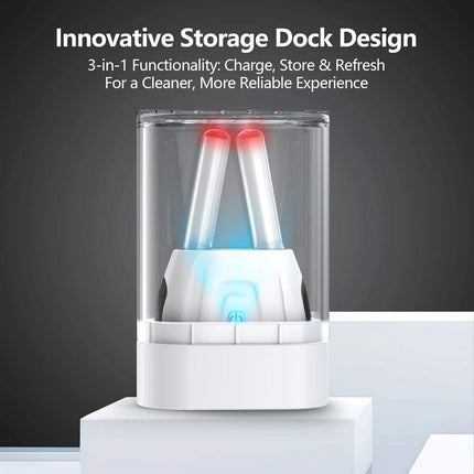 Red Light Nasal Therapy Device Innovative storage dock design for 3-in-1 functionality: charge, store, and refresh for reliability. Astoria Lifestyle