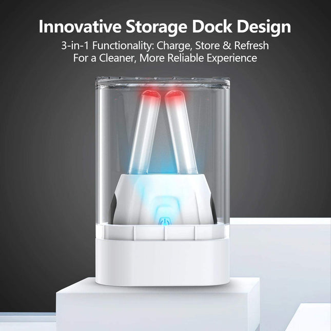 Red Light Nasal Therapy Device Innovative storage dock design for 3-in-1 functionality: charge, store, and refresh for reliability. Astoria Lifestyle