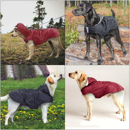 Dog Waterproof Raincoat Hooded Water Resistant Pet Jacket Coat Astoria Lifestyle