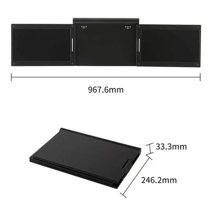 Portable Dual Screen Monitor for Laptop 13.3” FHD IPS Display - Astoria Lifestyle