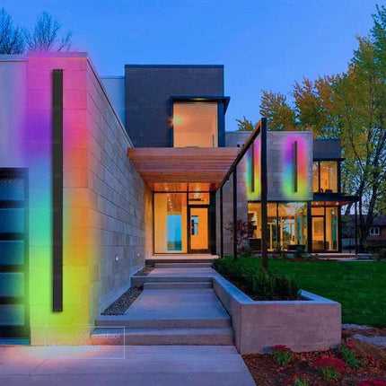 Waterproof Outdoor IP65 RGB Wall Light 30CM 10W Stylish & Durable - Astoria Lifestyle