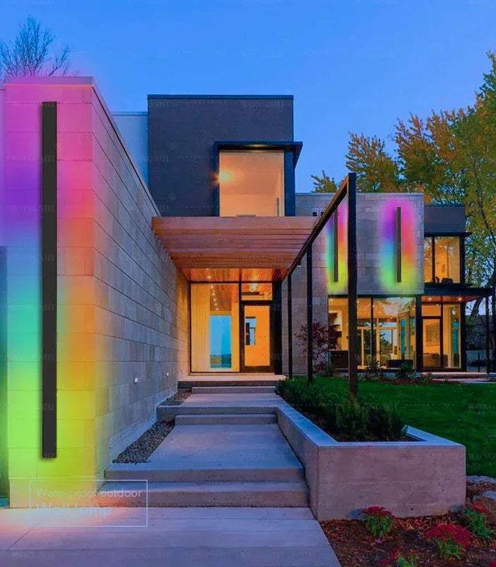 Waterproof Outdoor IP65 RGB Wall Light 30CM 10W Stylish & Durable - Astoria Lifestyle