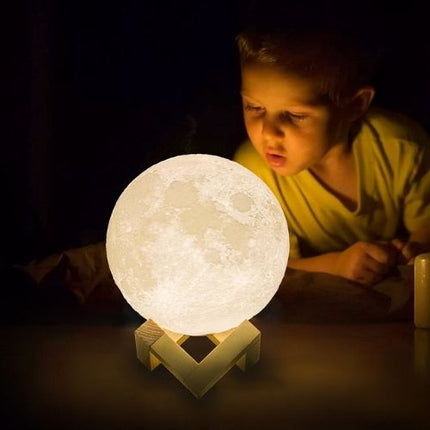 LED Moon Lamp 16 Color Remote Control Night Light Decor Lamp Astoria Lifestyle