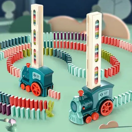 Automatic Domino Train Educational Toy with Domino Laying Function Astoria Lifestyle