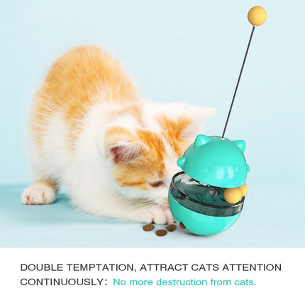 Interactive Cat IQ Treat Ball Puzzle Food Dispenser Toy for Cats Astoria Lifestyle