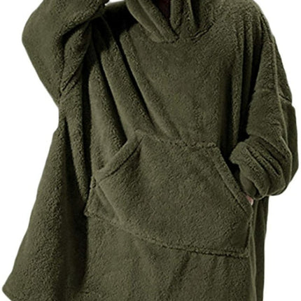 Oversized Hoodie Blanket Sherpa Wearable Fleece Blanket Hoodie Astoria Lifestyle