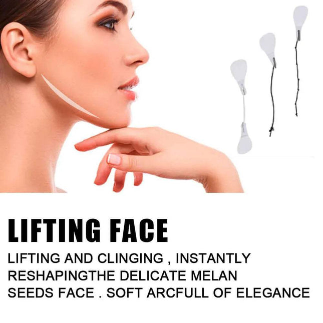 40x Face Tapes for instant face lift and smoother skin, featuring discreet design for enhancing facial contours.