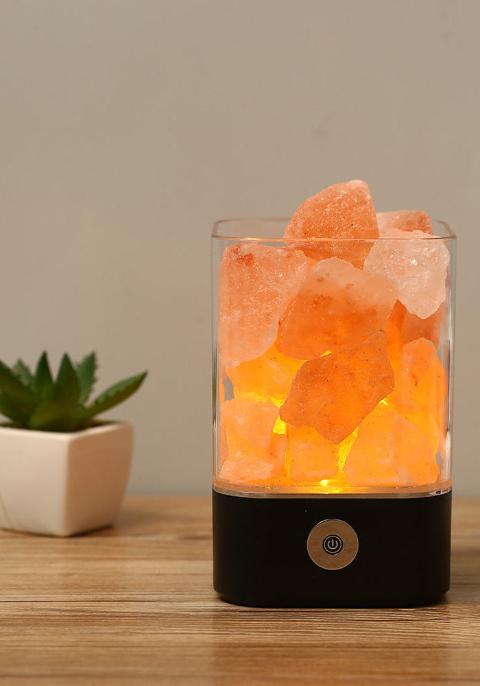Himalayan Salt Lamp Natural Crystal Ambient Night Light Decor Astoria Lifestyle