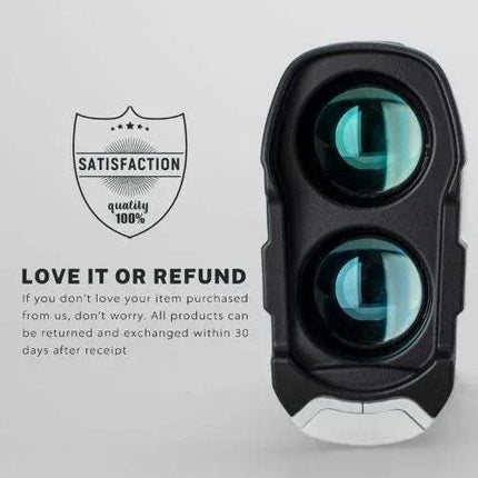 Rangefinder Golf with Slope Function and satisfaction guarantee for quality and refund policy