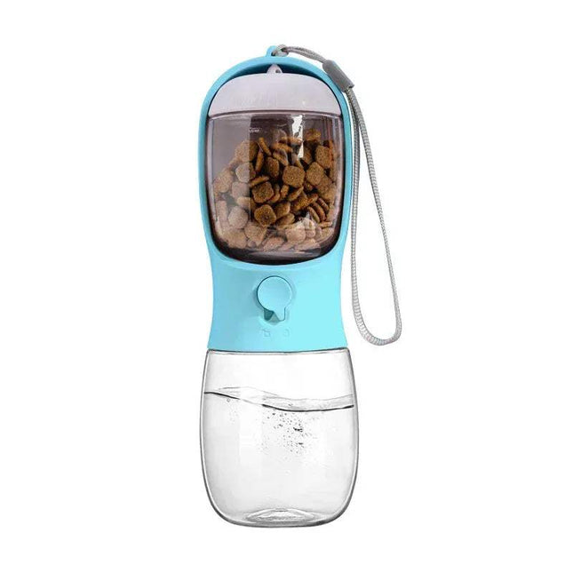 Portable Water Bottle for Dogs with Food Container On the Go Astoria Lifestyle