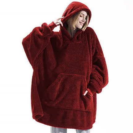 Oversized Hoodie Blanket Sherpa Wearable Fleece Blanket Hoodie Astoria Lifestyle