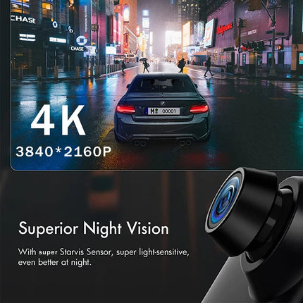 Dash Cam Mirror Screen 4K Front Rear Camera Driving Recorder Astoria Lifestyle