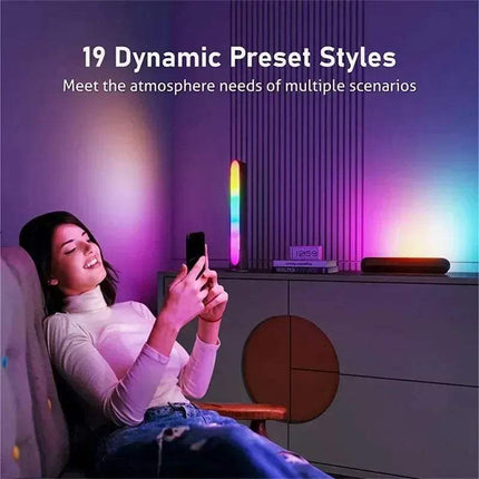 RGB Symphony Lights LED Atmosphere Kit with 19 dynamic preset styles, enhancing any room's ambiance. - Astoria Lifestyle