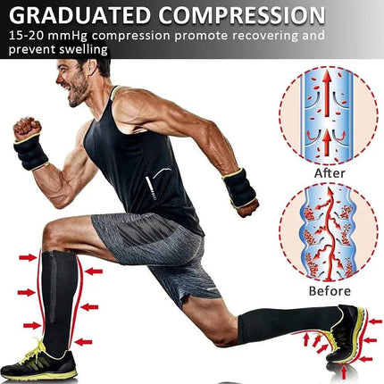 Zipper Compression Socks Knee-High Support for Circulation & Comfort - Astoria Lifestyle