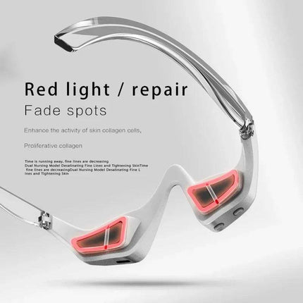 3D Red Light EMS Eye Massager with red light therapy features for skin collagen enhancement and wrinkle repair. Astoria Lifestyle