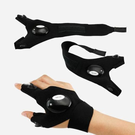Gloves Light LED Finger Flashlight Hands Free Work Gloves Astoria Lifestyle