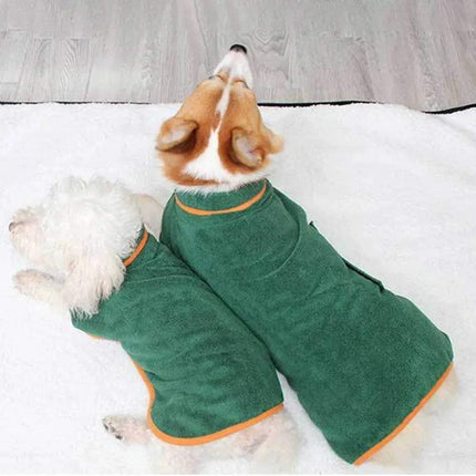 Dog Bathrobe Towel Quick-Dry, Warm & Comfortable Pet Coverall Astoria Lifestyle