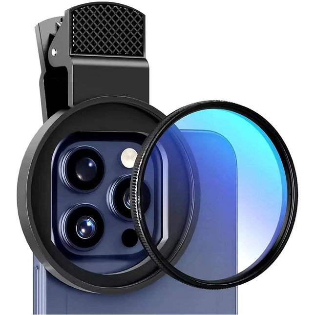 52mm Clip-On CPL Phone Lens Filter Capture Vivid Glare-Free Photos on a white background. Astoria Lifestyle