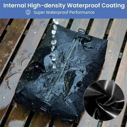 17L Vacuum Compression Bag with Air Pump showcasing waterproof coating and water resistance