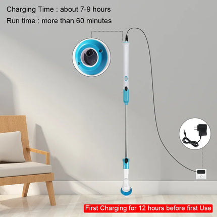 Electric Spin Cleaner Cordless Power Scrubber Cleaning Brush Astoria Lifestyle