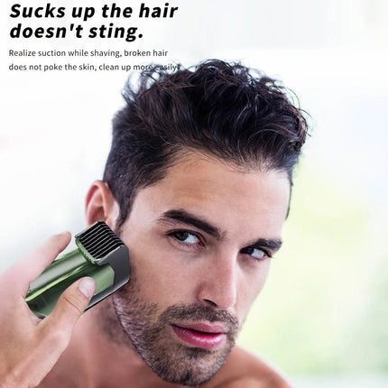 Vacuum Beard Trimmer Cordless Grooming Kit with Hair Capture Astoria Lifestyle